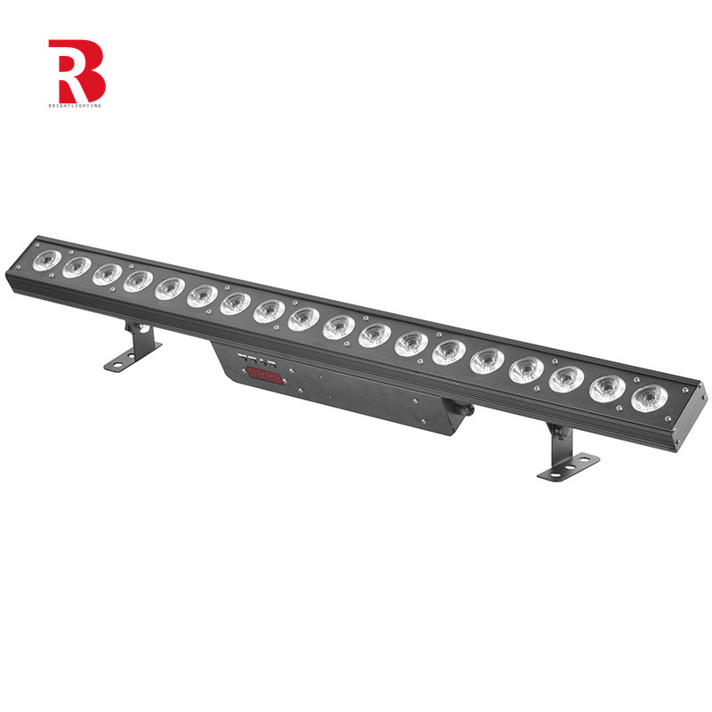 डिजिटल कंट्रोल डीजे डिस्को एलईडी सिटी कलर लाइट 18PCS*10W RGBW 4in1