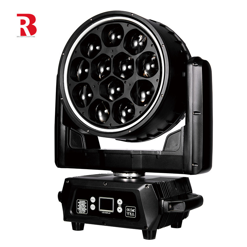 एलईडी स्पॉट मूविंग हेड 12pcs 40W आरजीबीडब्ल्यू एलईडी Beeye स्टेज लाइट उपकरण पेशेवर