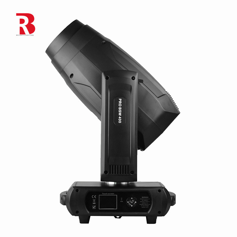 DMX BSW 400W 3 इन 1 एलईडी मूविंग हेड स्टेज लाइट CMY CTO 2.8 इंच एलसीडी डिस्प्ले के साथ
