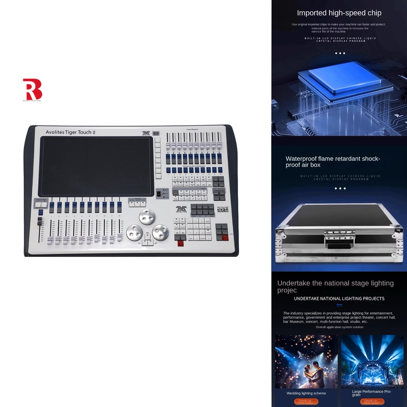 प्रकाश कंसोल पीढ़ी 2 टाइगर टच DMX512 मंच उपकरण डीजे डिस्को के लिए