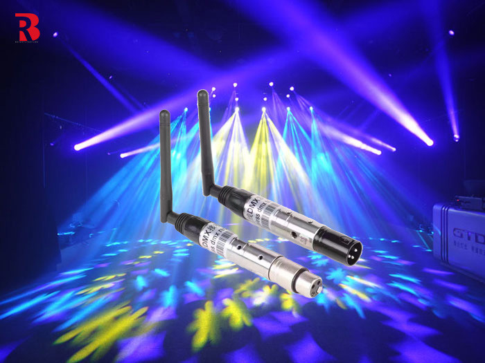 वायरलेस रिसीवर 54*3W 7CH DMX512 ब्लैक व्हाइट फॉर डिस्को स्टेज चर्च