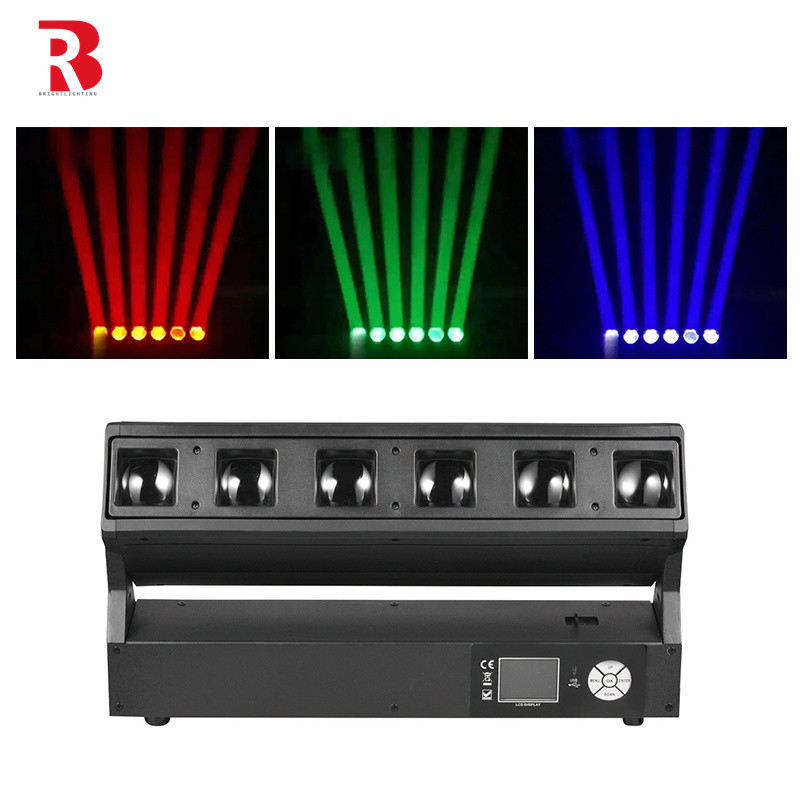 पेशेवर एलईडी दीवार धोने रोशनी 6pcs 40W मोती 4-इन -1 मंच और बार प्रकाश व्यवस्था
