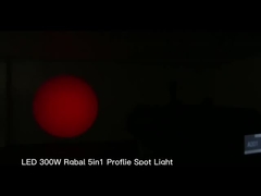 एलईडी 200W/300W आरजीबीडब्ल्यू 4in1 दीर्घवृत्त परावर्तक प्रकाश टीवी स्टूडियो प्रकाश