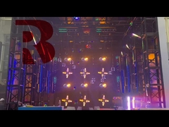 डिस्को 3in1 एलईडी रेट्रो प्रशंसक 4 पत्ते चलती हेडलाइट निर्माता