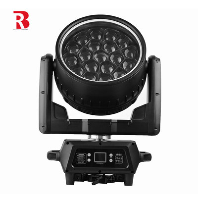 DMX512 IP65 पेशेवर चलती हेडलाइट्स वाटरप्रूफ 19*40W