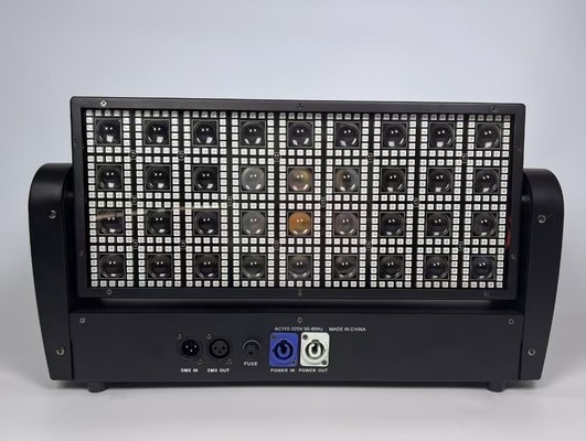 BR-MH36 RGB 36PCS DMX512 कंट्रोल मोड के साथ मूविंग हेड स्टॉर्म स्ट्रोब लाइट